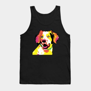 Brittany Pop Art - Dog Lover Gifts Tank Top